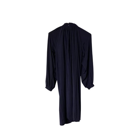 Calvin Klein Longsleeve Shift Dress in Navy Blue in Polyamide